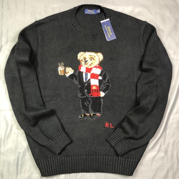 polo ralph lauren cocoa bear sweater